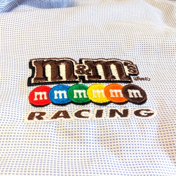Hammer Made Other - Hammer Made M&M Racing #18, Men's Collared Shirt Sz 39 15.5, W Embroidered Logos